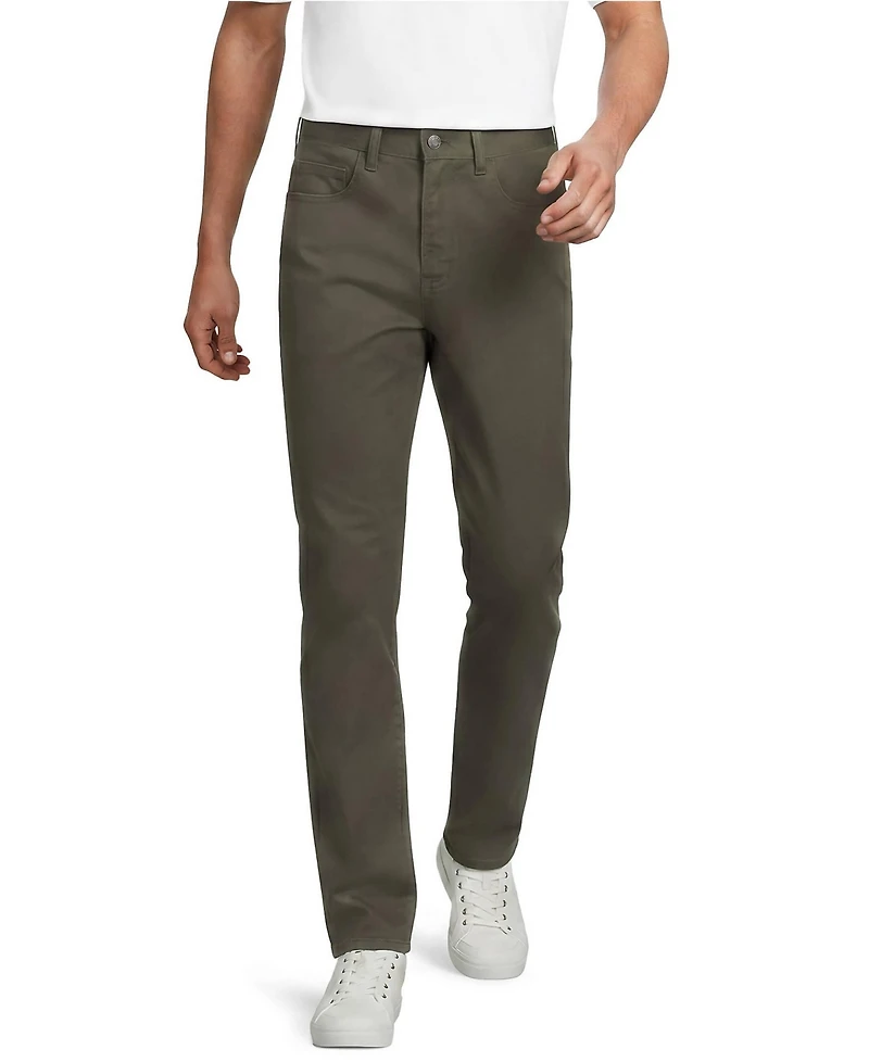 Lands' End Women's Men's Travel Kit Classic Straight Fit 5 Pocket Pant