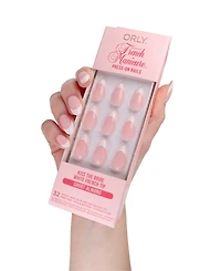 Orly Kiss The Bride French Manicure Short Almond Press-On Nails Set