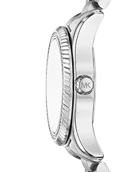 Michael Michael Kors Women's Lexington Three-Hand Stainless Steel Watch 33mm