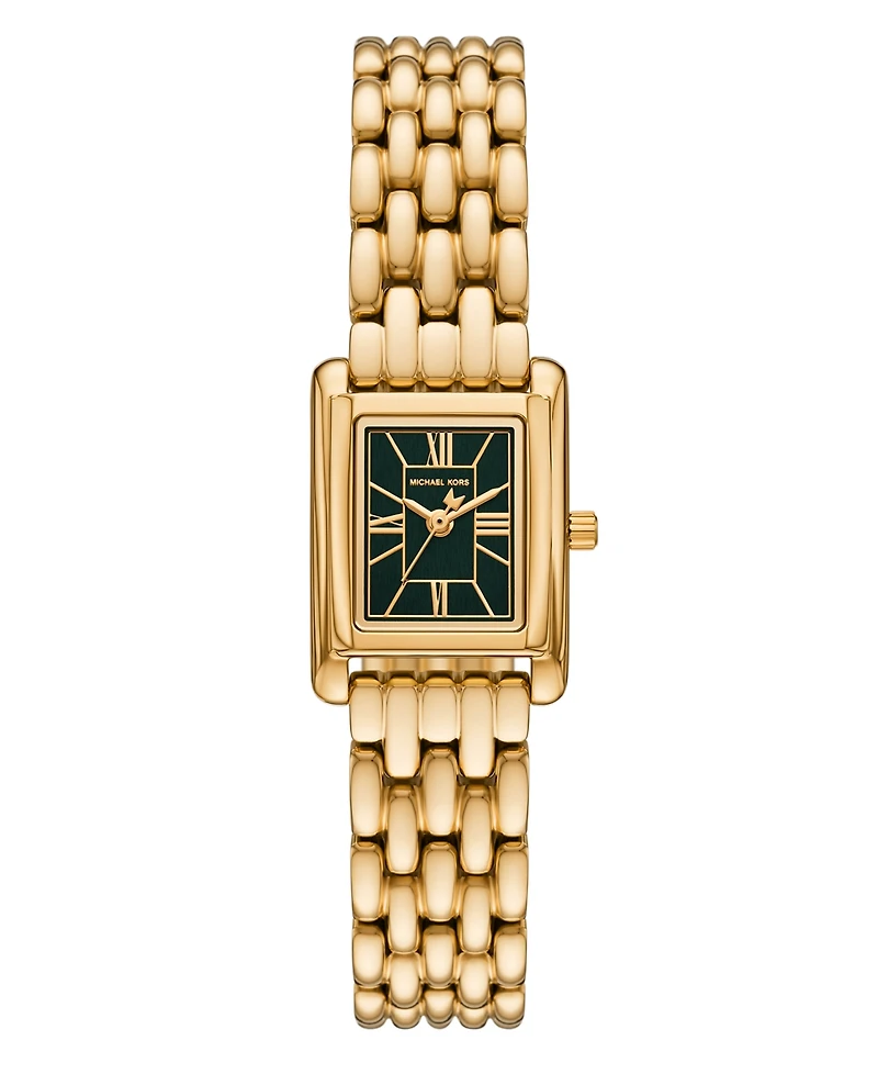Michael Michael Kors Women's Essex Three-Hand Gold-Tone Stainless Steel Watch 20mm