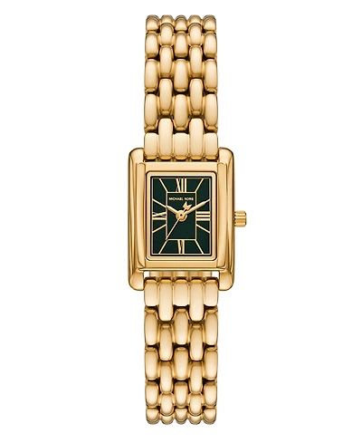 Michael Michael Kors Women's Essex Three-Hand Gold-Tone Stainless Steel Watch 20mm