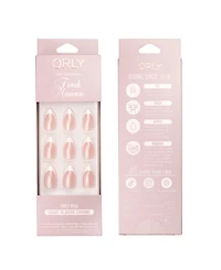 Orly First Kiss Chrome French Manicure Short Almond Press-On Nail Set, 0.07 oz.