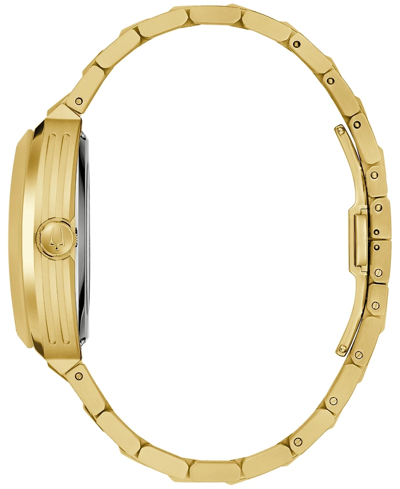 Bulova Men's Automatic Maquina Gold-Tone Stainless Steel Bracelet Watch 40mm