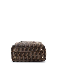 Pre-Owned Fendi Medium Double Zip Tote Zucca Canvas