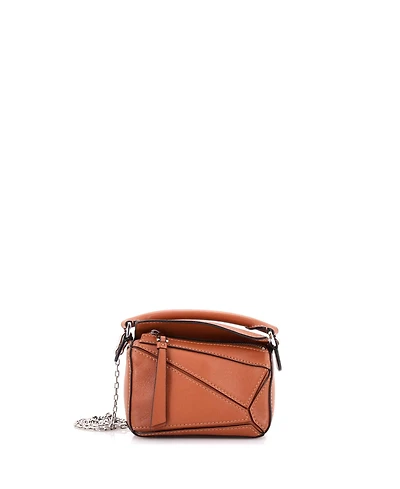 Pre-Owned Loewe Nano Puzzle Bag Leather