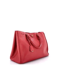 Pre-Owned Prada Large Lux Open Tote Saffiano Leather