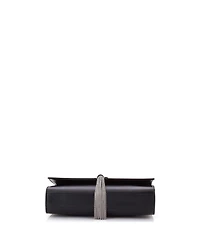 Pre-Owned Saint Laurent Medium Classic Monogram Tassel Crossbody Bag Leather