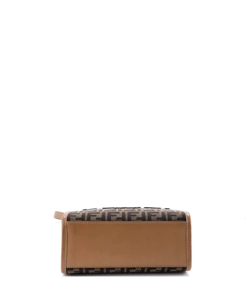 Pre-Owned Fendi Small Sunshine Shopper Tote Zucca Canvas