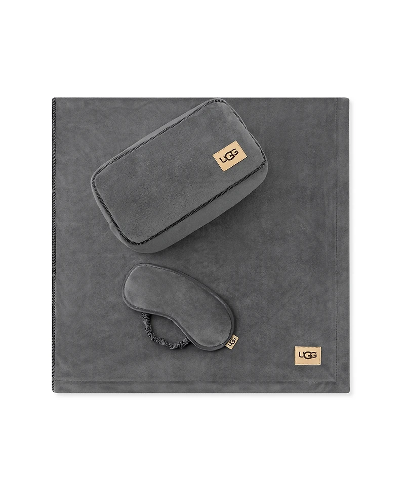 Ugg Raegan 3-Pc. Throw, Eye Mask and Case Gift Set