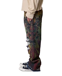 mnml Men's Ultra Baggy Leopard Denim Jeans
