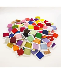 Gnuadz Embroidery Floss Kit Cotton Metallic Threads Plastic Bobbins Dmc Cross Bracelets Crafts