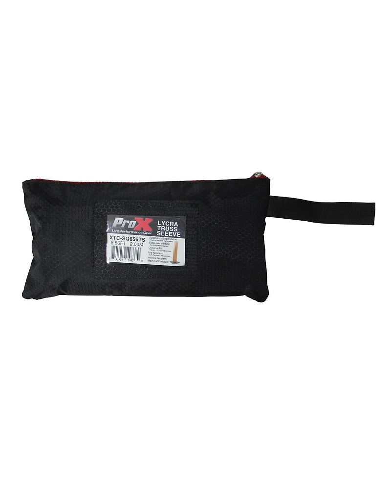 ProX Xtc-SQ656TS 6.56' Lycra Cover Scrim Sleeve for 12" Quad Box Truss Segment