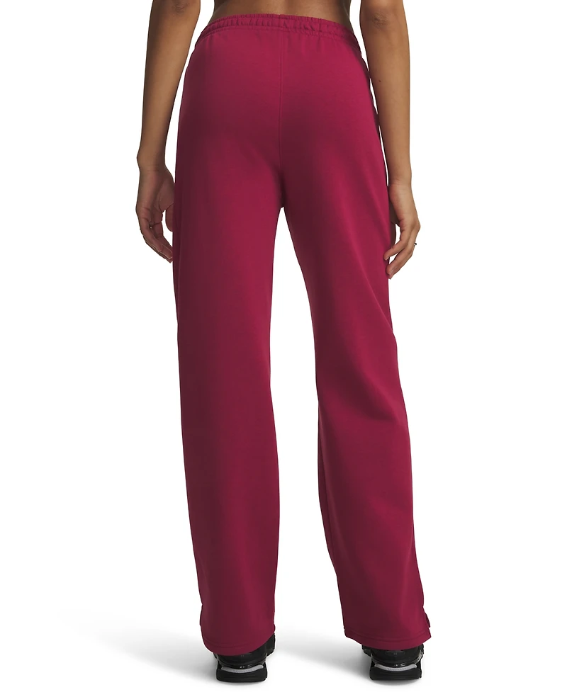 Under Armour Women's Rival Fleece Straight-Leg Training Pants