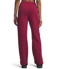 Under Armour Women's Rival Fleece Straight-Leg Training Pants