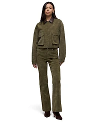 Hudson Jeans Women's Faux Suede Chore Jacket