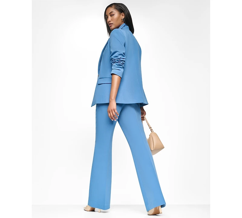 Dkny Women's One-Button Ruched-Sleeve Blazer