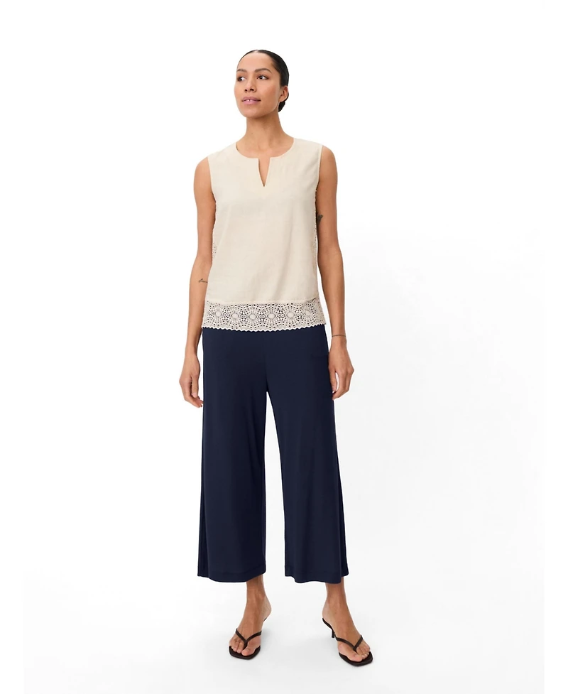 Masai Copenhagen Women's Mapryvora Wide-Leg Cropped High-Rise Trouser