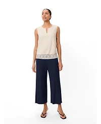 Masai Copenhagen Women's Mapryvora Wide-Leg Cropped High-Rise Trouser