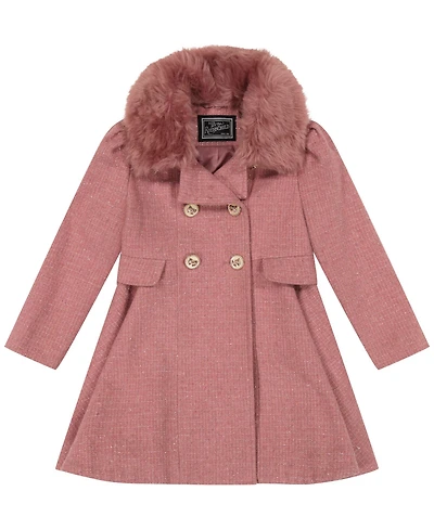 S Rothschild & Co Girls' 6-20 Long-Sleeve Princes Coat