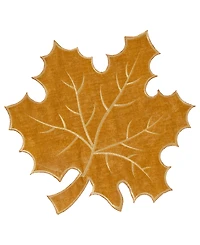 Elrene Textured Fabric Leaf Placemat