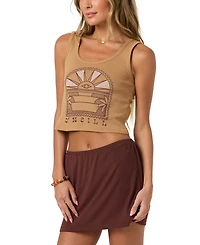 O'Neill Women's Sun Eye Graphic Scoop Neck Tank Top