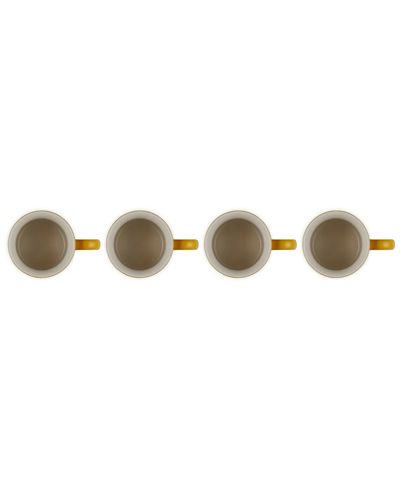 Le Creuset 14 oz. Stoneware Set of Four Coffee Mugs