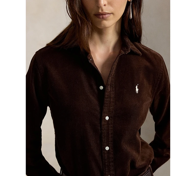 Polo Ralph Lauren Women's Classic-Fit Cotton Corduroy Shirt