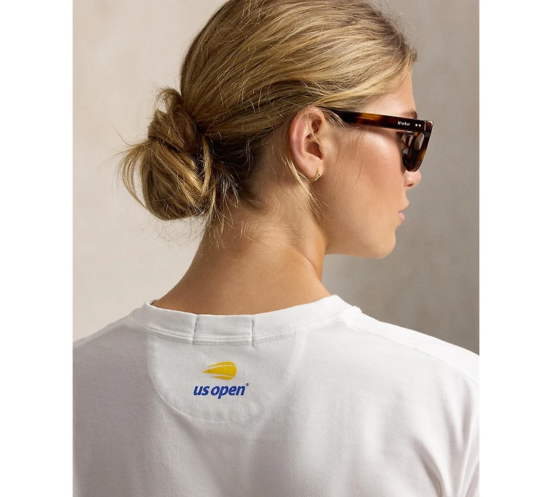 Polo Ralph Lauren Women's Us Open Graphic Crewneck Jersey T-Shirt