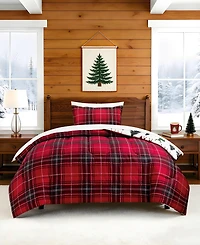 Macy's Winter Scene Deer Soft Hand Feel 3-Piece Comforter Set