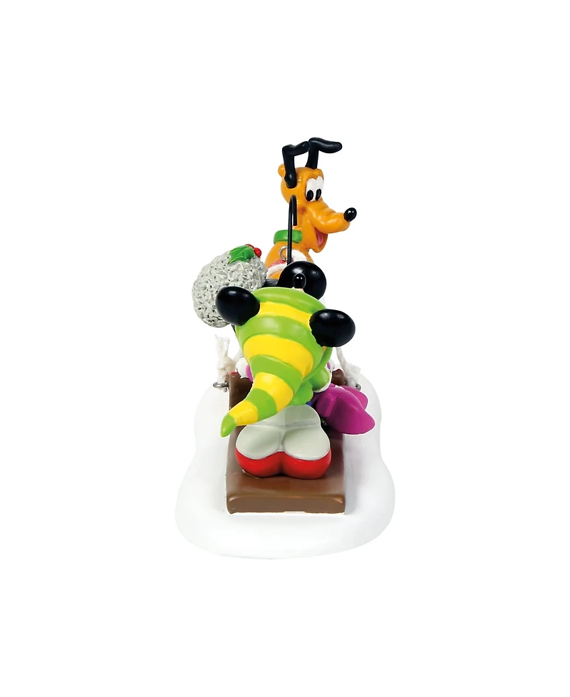 Department 56 Mickey's Christmas Village Pluto's Toboggan Ride