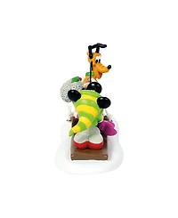 Department 56 Mickey's Christmas Village Pluto's Toboggan Ride
