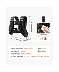 Vevor 12lb Weighted Vest for Men Women Workout Equipment for Strength Training
