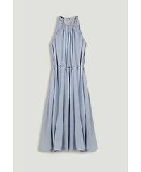 Nocturne Women's Embellished Halter Neck Midi Dress