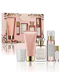 Lovery 6-Pc. Wild Rose Bath and Body Care Gift Set with Candle and More