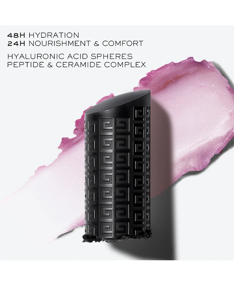 Givenchy Le Rouge Hydra pH Reactive Hyaluronic Acid and Peptides Black Lip Balm, 0.10 oz.
