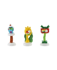 Department 56 Grinch Village, Who-Ville Wacky Mailboxes, Set of 3