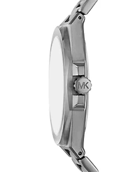 Michael Kors Men's Callum Three-Hand Date Gunmetal Stainless Steel Watch 44mm