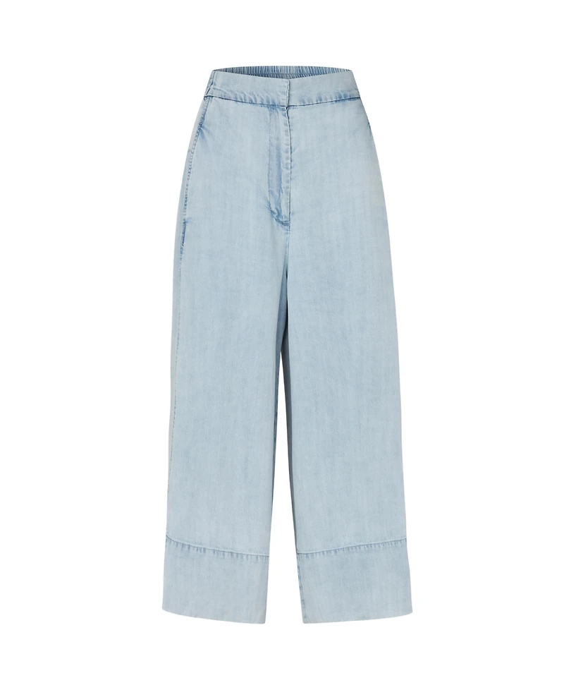 Masai Copenhagen Women's Maportia Denim Wide-Leg Culotte Trouser