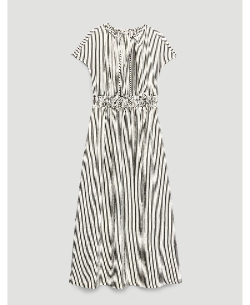 Hush Women's Nika Smocked Waistband Cotton Midi Dress