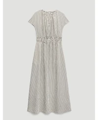 Hush Women's Nika Smocked Waistband Cotton Midi Dress