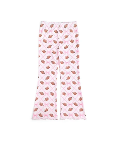 Sweet Wink Little Girls(5-8) Football Trellis Flare Legging