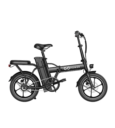 GoPowerBike GoRay Folding Electric Bike 20mph Max Speed and 350W Motor