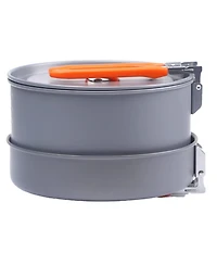 Piscifun Portable Stackable Camping Cookware Set With Kettle Pans Spatula For Hiking Fishing