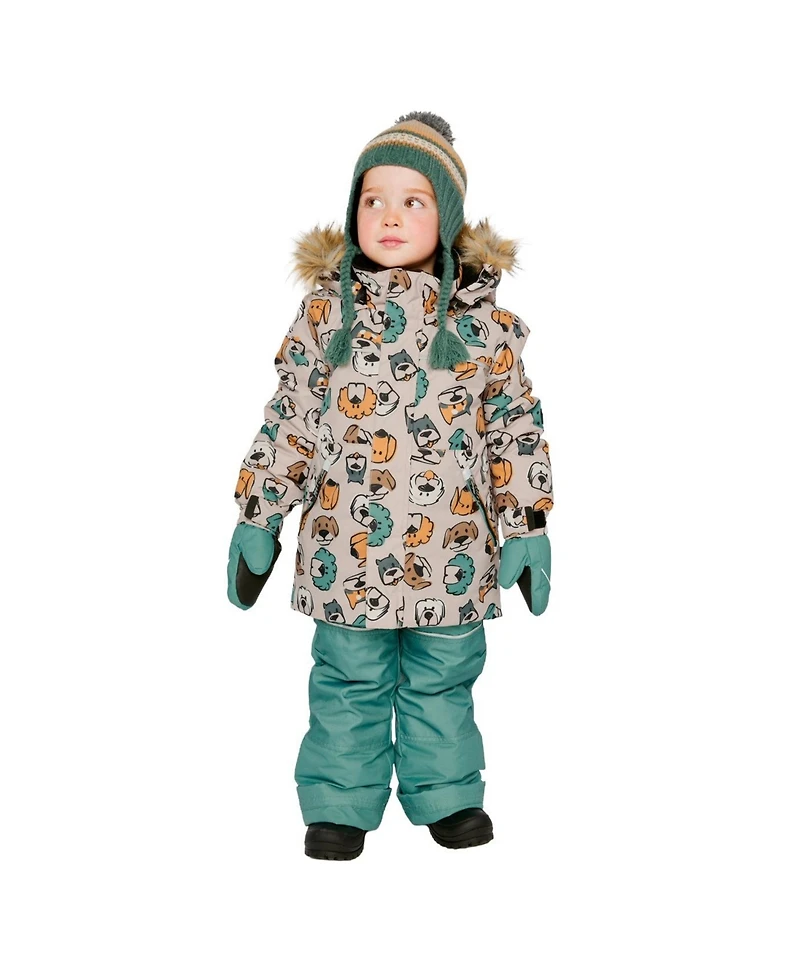 Deux par Deux Toddler Boys (2T - 5T) Two Piece Discover Snowsuit