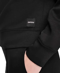 Dkny Sport Women's Mock Neck Half-Zip Sweatshirt