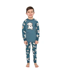 Deux par Big Boys (6 - 12) Cotton Two-Piece Pajama Set