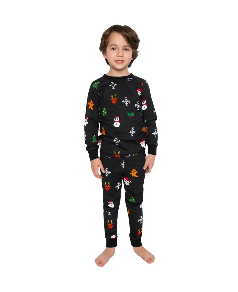 Deux par Little and Big Boy (6 - 12) Cotton Two-Piece Pajama Set
