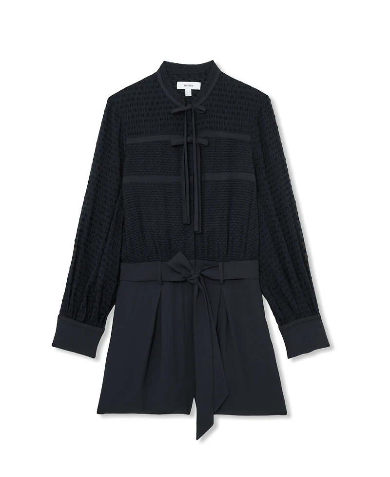 Reiss Women's Katerina Embroidered Belted Playsuit