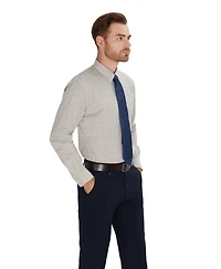 Club Room Men's Regular-Fit Harrington Plaid Dress Shirt