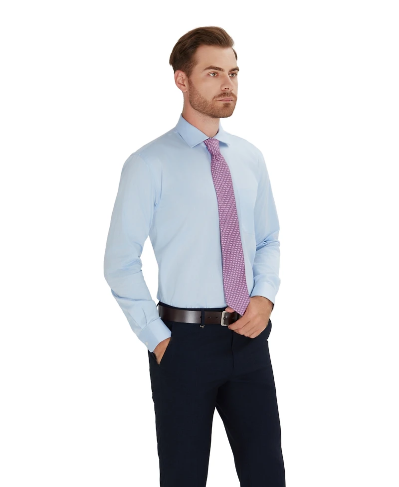 Club Room Men's Regular-Fit Solid Dress Shirt